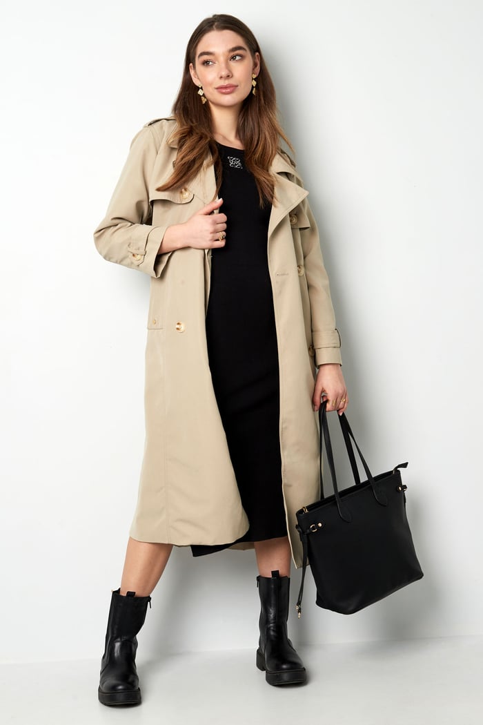 Vestido largo de punto love Imagen3