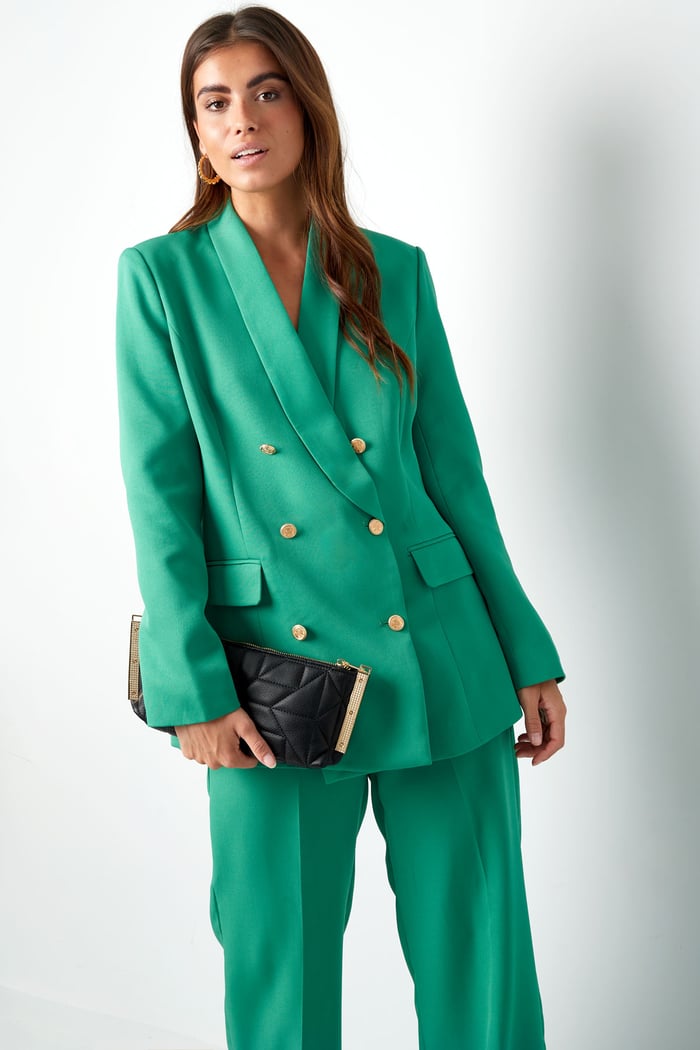 Oversized blazer gouden knopen Afbeelding2