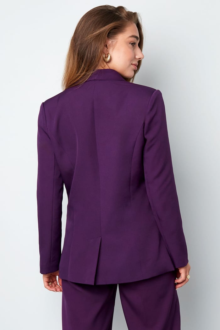 Oversized blazer gouden knopen Afbeelding9