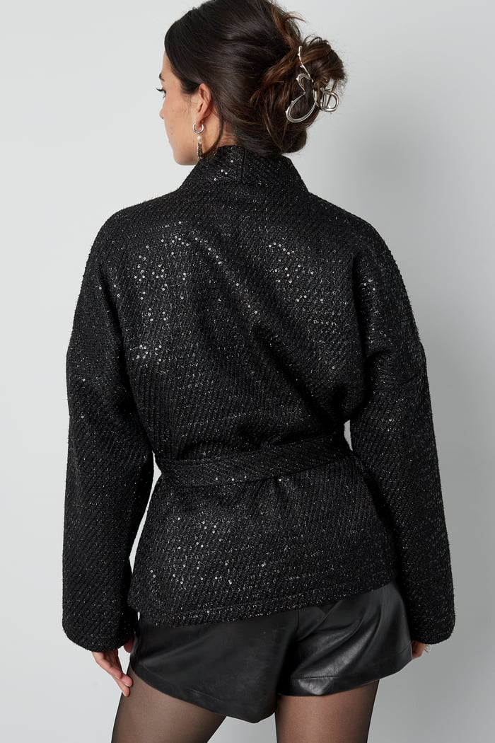 Giacca da sogno glitterata - nera Immagine7