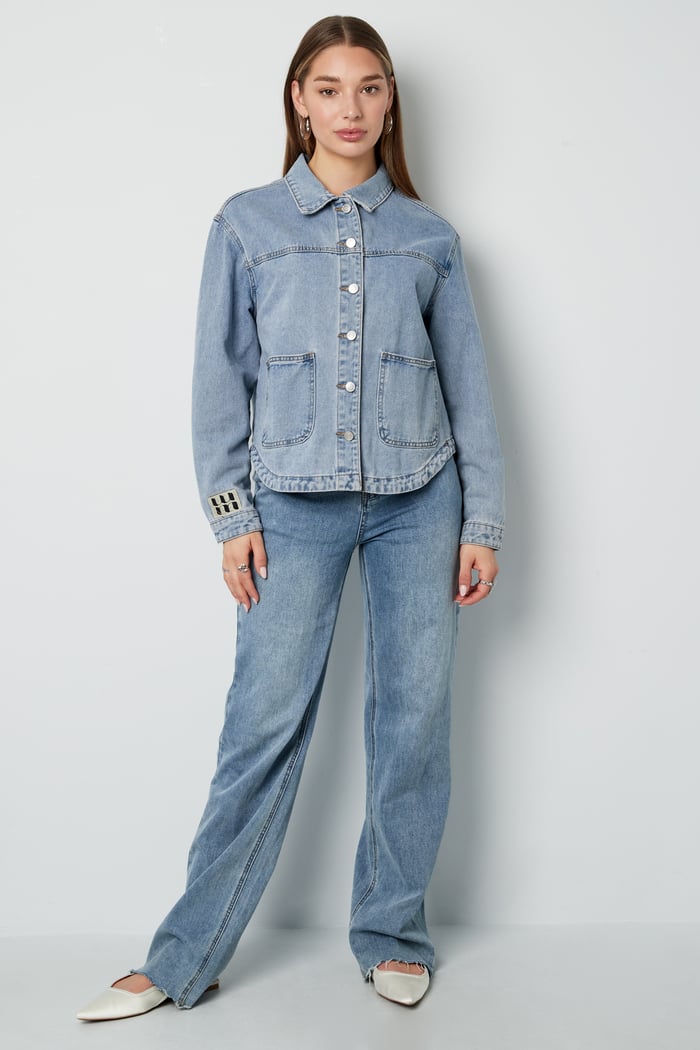 Gimme denim blouse Picture3