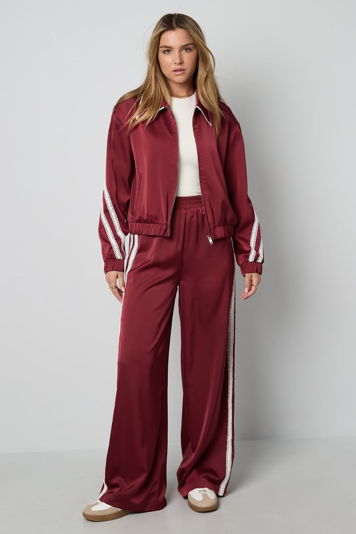 Satin Look Sporty Jacket Picture11