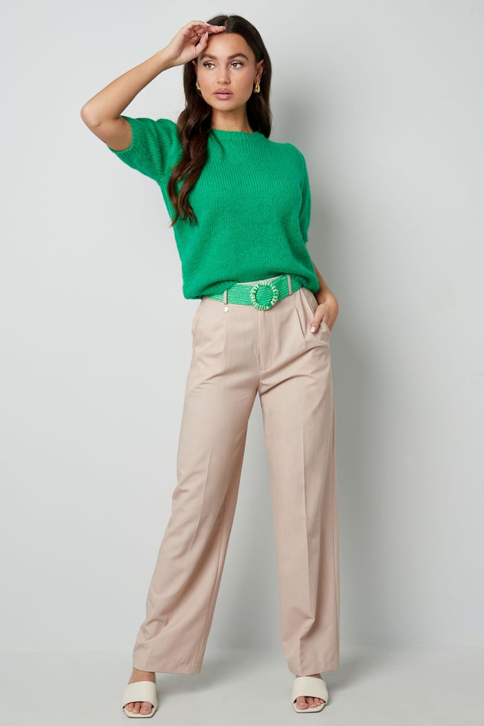 Basic-Shirt mit Puffärmeln – Schwarz Bild11