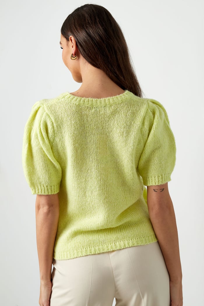 Basic-Shirt mit Puffärmeln – Schwarz Bild19
