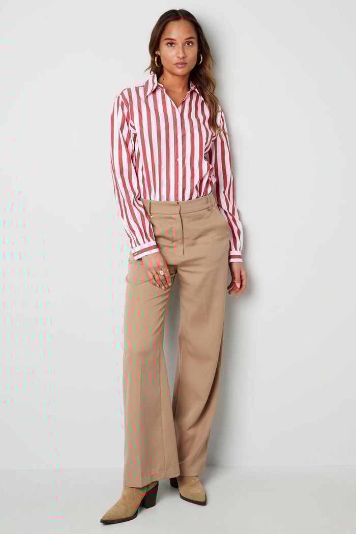 Gestreepte casual blouse h5Afbeelding8