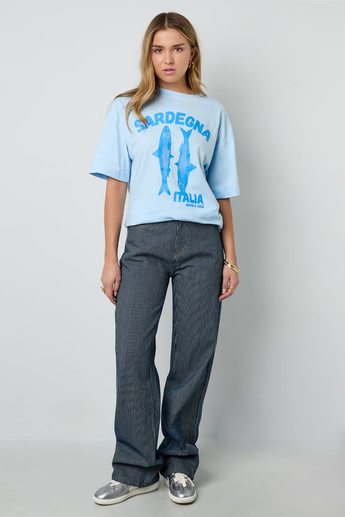 Sardegna Italia oversized T-shirt h5Afbeelding6