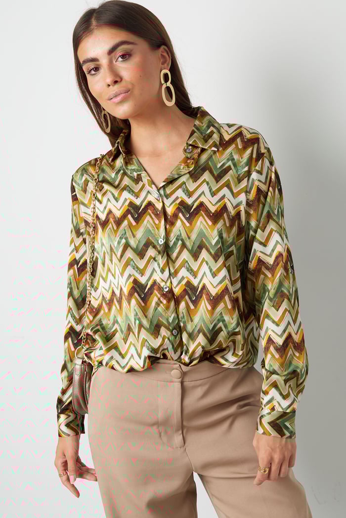 Bluse mit Zickzackmuster h5Bild2