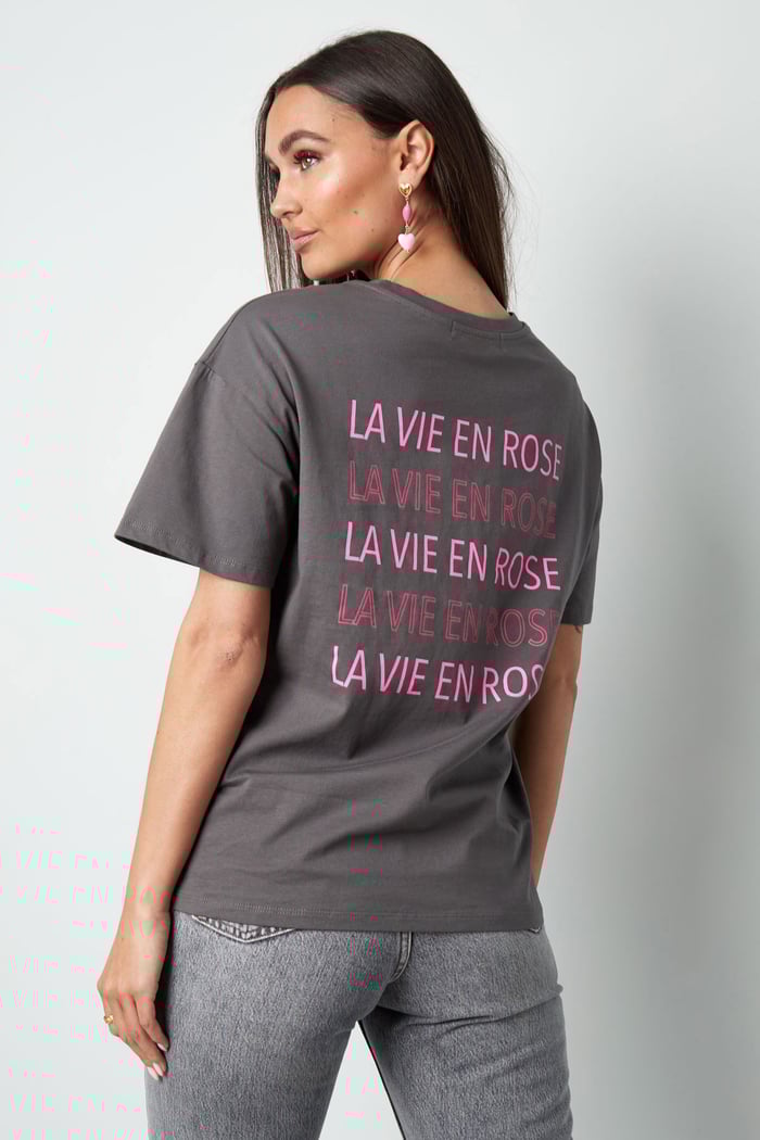 Tişört la vie en rose Resim3