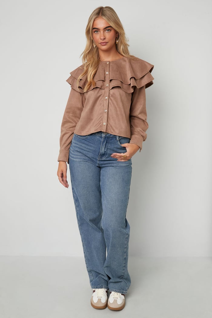 Layered Blouse Suede h5Picture8