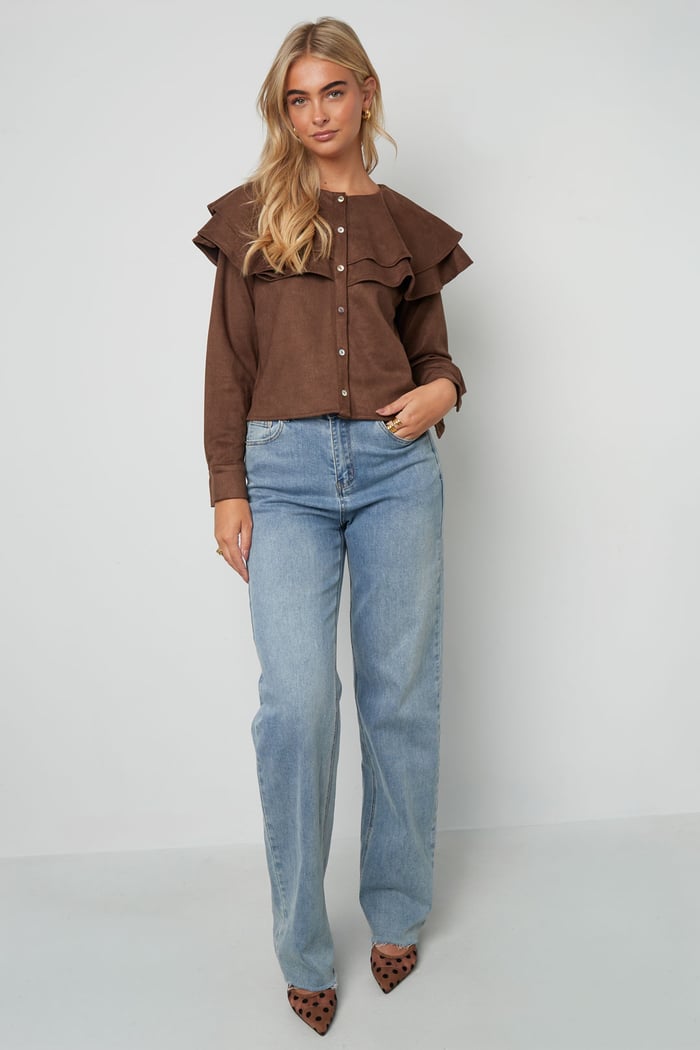 Layered Blouse Suede h5Picture9