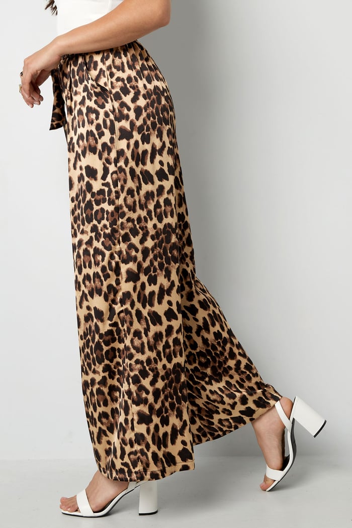 Wide trousers leopard print h5Picture6