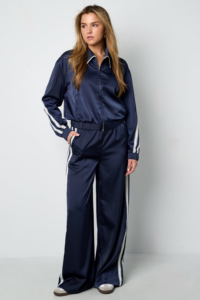 Satin Look Sporty Pants h5Picture10