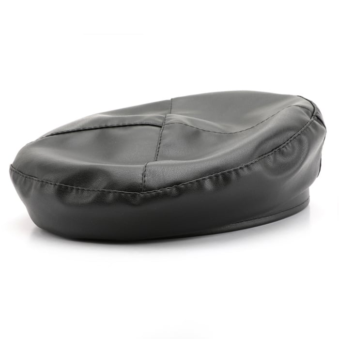 1 Piece Retro Elegant Solid Color PU Beret h5Picture6