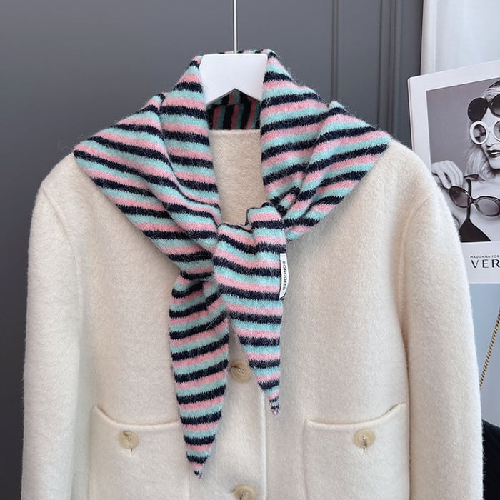 1 Piece Casual Strip Rayon & Wool Shawl h5Picture3