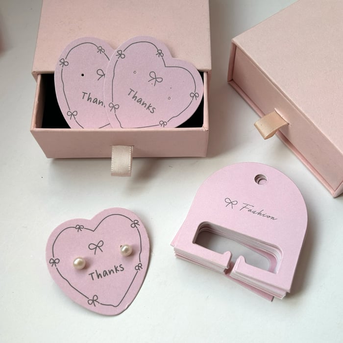 Jewelry Packaging Cards Customized Logo Available h5Picture3