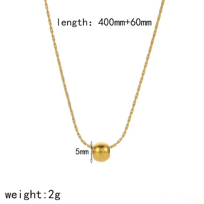 1 piece simple series simple geometric  gold plated pendant necklaces Picture5