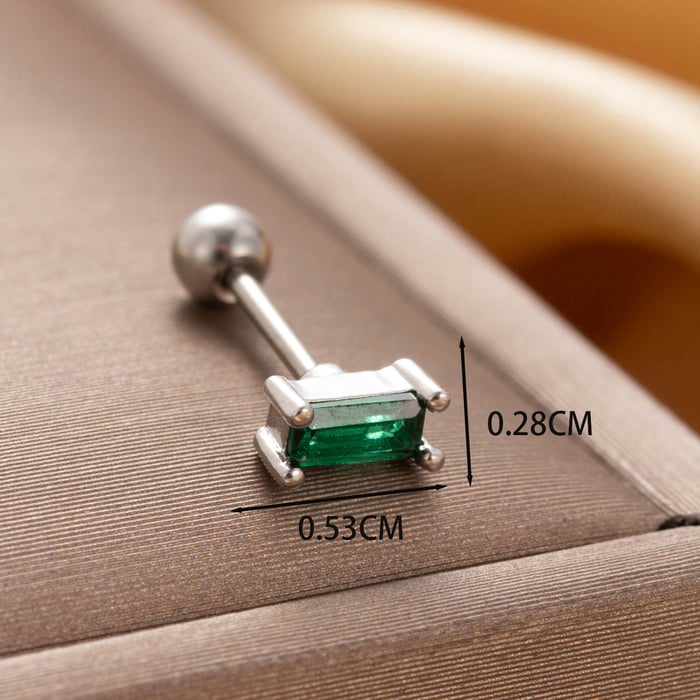 1 Piece Simple Series Classic Heart Titanium Steel No Plating Material Zircon Women Stud Earrings h5Picture4