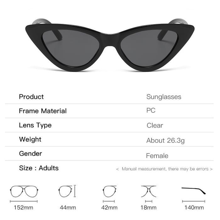 1 Paar Simple Series Tägliche Sonnenbrille aus Kunststoff in verschiedenen Farben für Damen h5Bild6