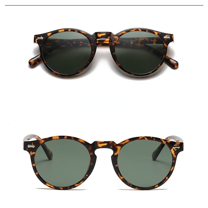 1 Paar Damen-Sonnenbrillen der Simple Series im Retro-Stil mit einfarbigem Harz Bild6
