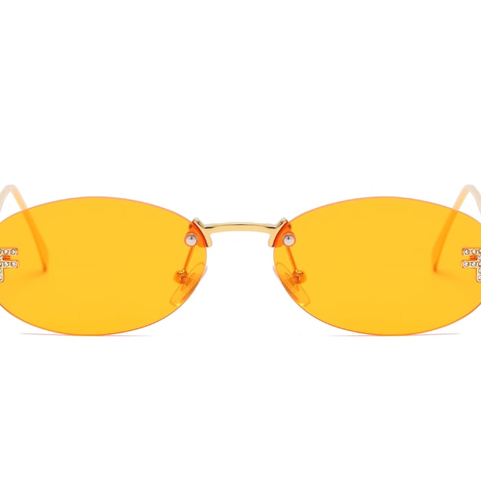 1 Paar Damen-Sonnenbrillen der Simple Series für den Alltag in Volltonfarbe h5Bild3