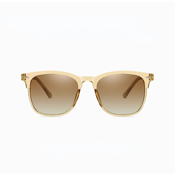 1 Pair Fashionable Series Daily Solid Color Rectangular Resin Women's Polarized Sunglasses Picture4