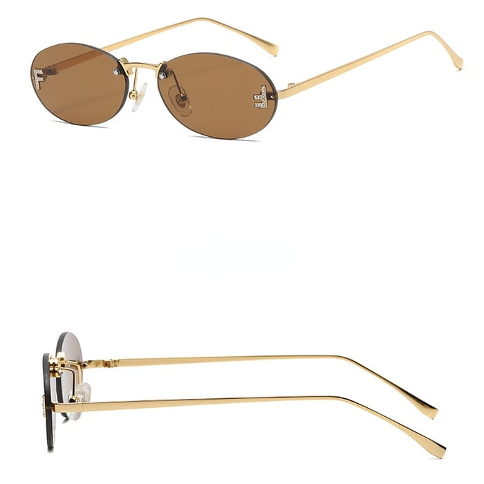 1 Paar Damen-Sonnenbrillen der Simple Series für den Alltag in Volltonfarbe h5Bild8