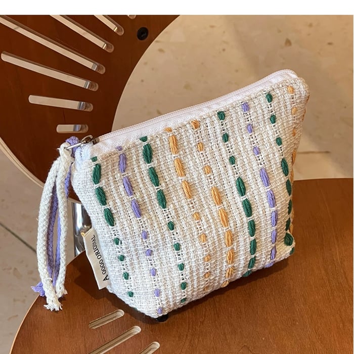 1 Stück Ethnische Serie Täglich Plaid Polyester Damentaschen h5Bild9