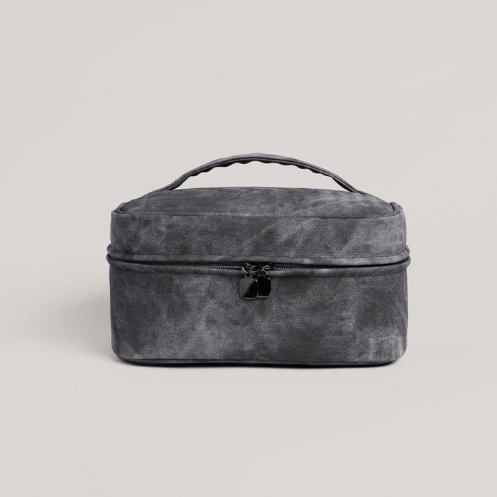 1 Piece Minimalist Series Casual Mixed Denim Pattern High-capacity Women's Cosmetic Bags h5Picture6