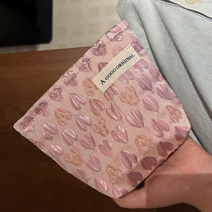 1 Stück Romantische Serie Tägliches Herz Polyester Damentaschen h5Bild6