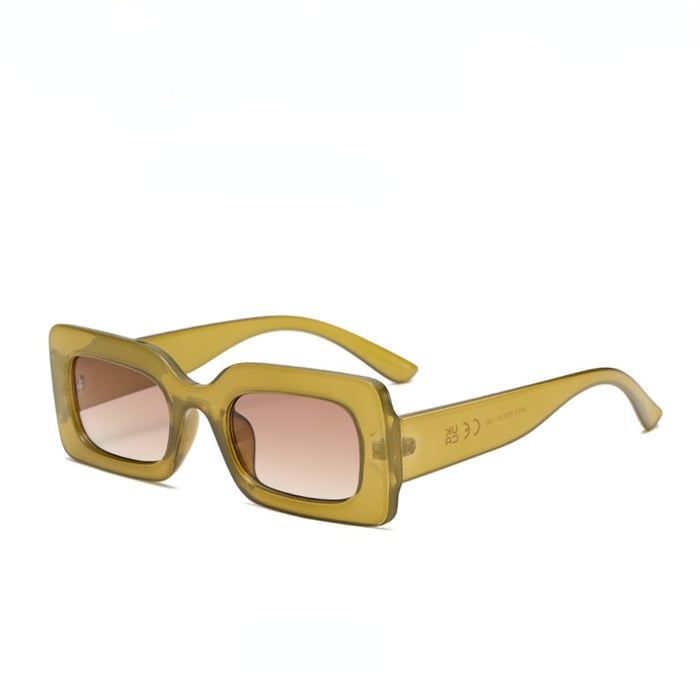 1 Stück Simple Series Casual Solid Color Kunststoff Damen Sonnenbrille h5Bild6