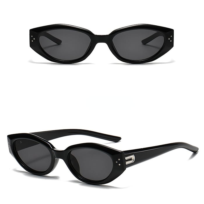 1 Stück Simple Series Retro Volltonfarbe Kunststoff Damen Sonnenbrille h5Bild7