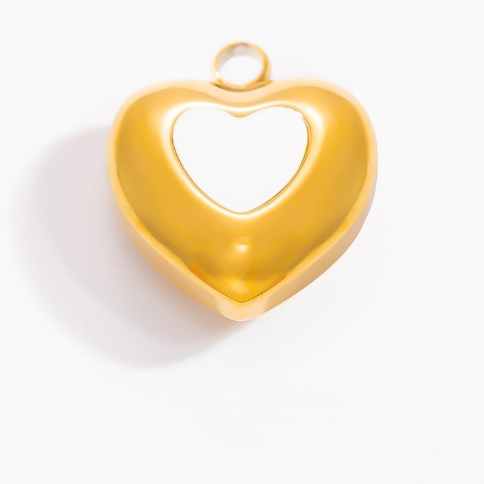1 Stück Romantische Serie Tägliche Blume Edelstahl Gold Farbe Damen Anhänger h5Bild7