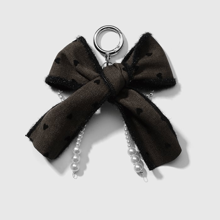 1 Piece Romantic Series Sweet Bow Knot Resin Artificial Pearl Women's Bag Charms h5Picture8