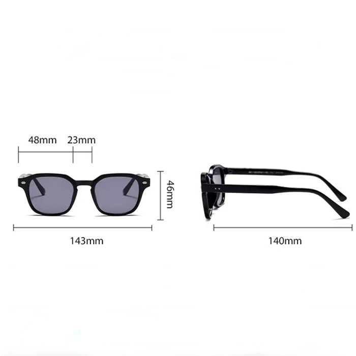 1 Stück Simple Series Casual Solid Color Kunststoff Damen Sonnenbrille h5Bild10