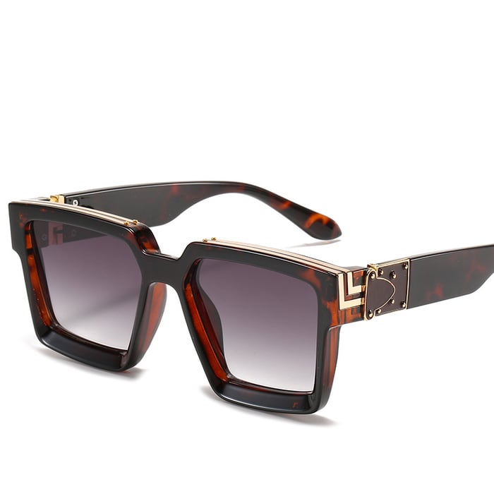 1 Stück Simple Series Tägliche einfarbige Damen-Sonnenbrille aus Kunststoff h5Bild3