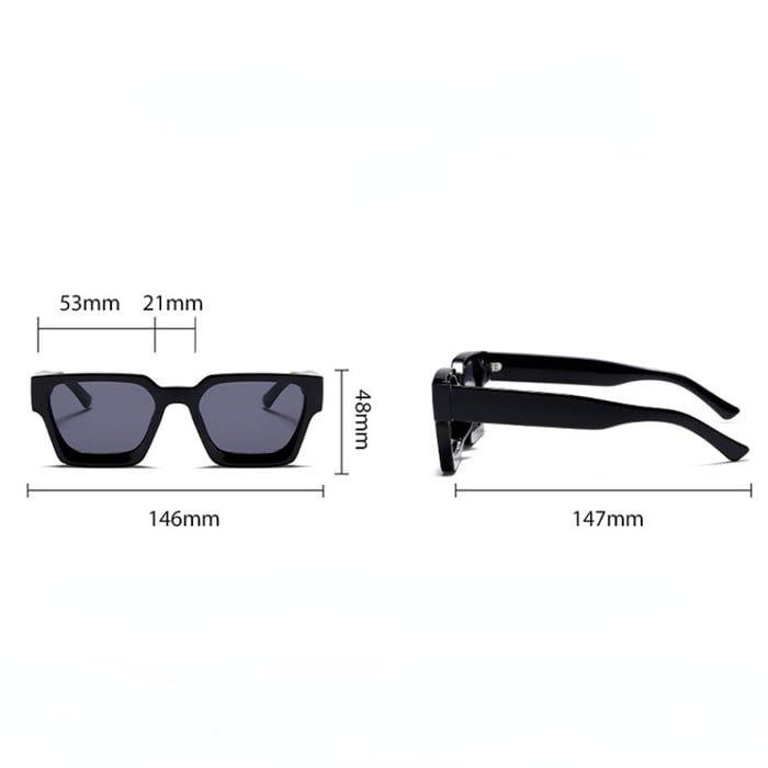 1 Stück Simple Series Lässige Unisex-Sonnenbrille aus Kunststoff mit Leopardenmuster h5Bild10