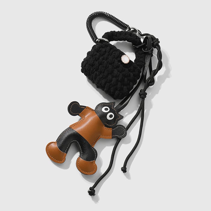 1 Piece Simple Series Cute Animal Leather Women's Bag Charms Picture4