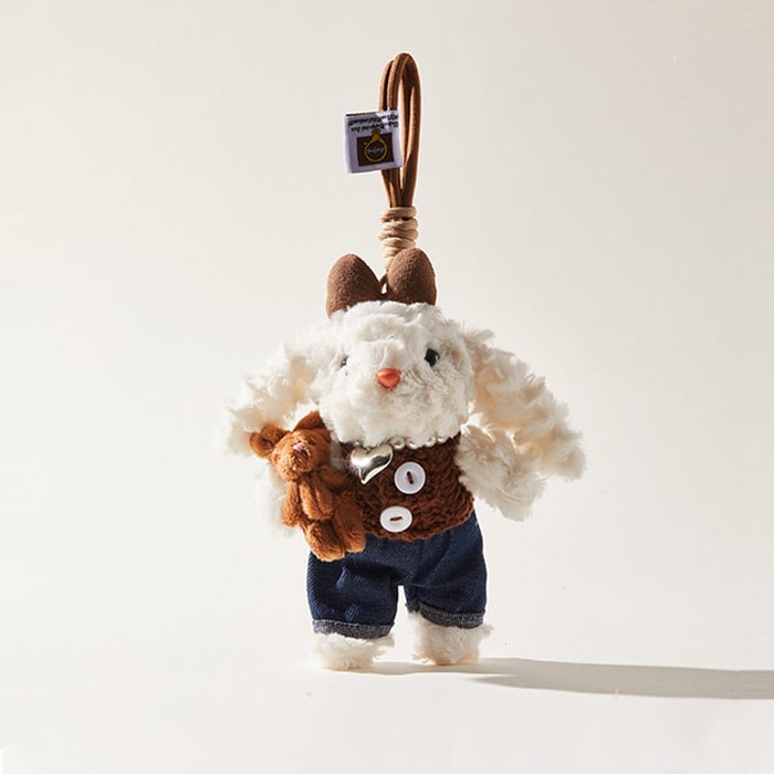 1 Piece Cut Long-eared Rabbit Women's Bag Charms h5Picture5