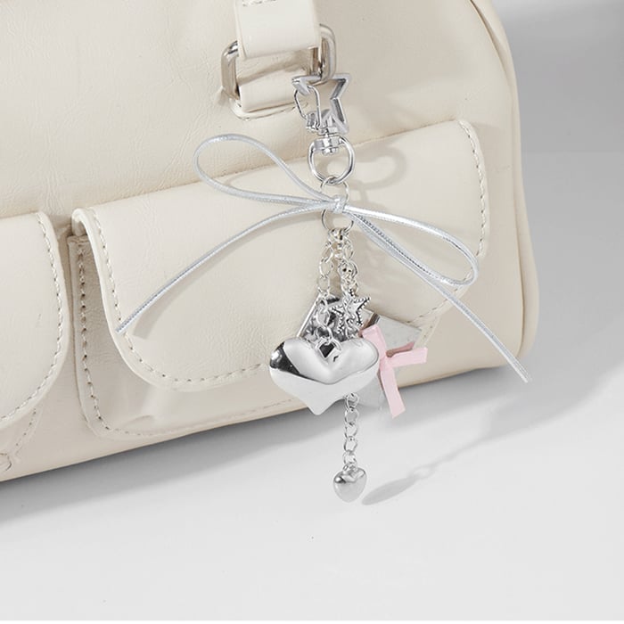 1 Piece Romantic Series Sweet Heart Alloy Women's Bag Charms h5Picture5