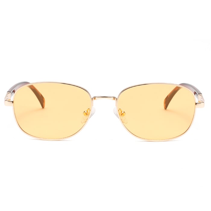 1 Pair Simple Series Daily Solid Color Alloy Women Sunglasses h5Picture2