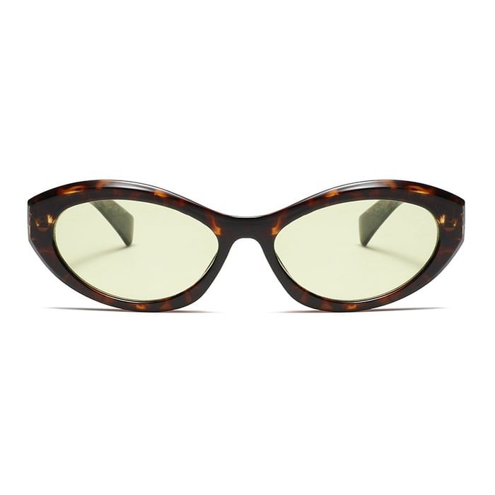 1 Paar Simple Series Daily Leopard Print Kunststoff Damen Sonnenbrille h5Bild2