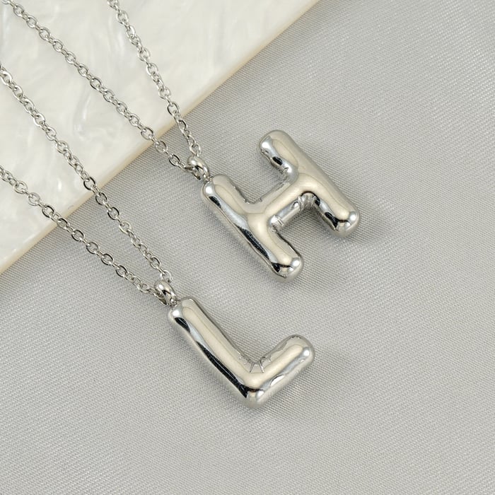 1 Piece Simple Series Daily Letter  Women's Pendant Necklaces h5Picture5