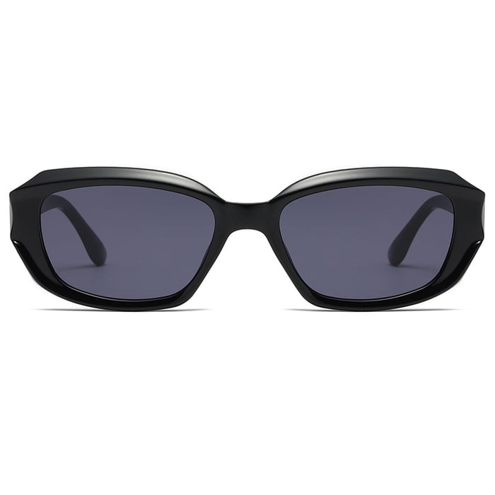 1 Paar Simple Series Alltags-Sonnenbrille aus einfarbigem Kunststoff für Damen h5Bild2