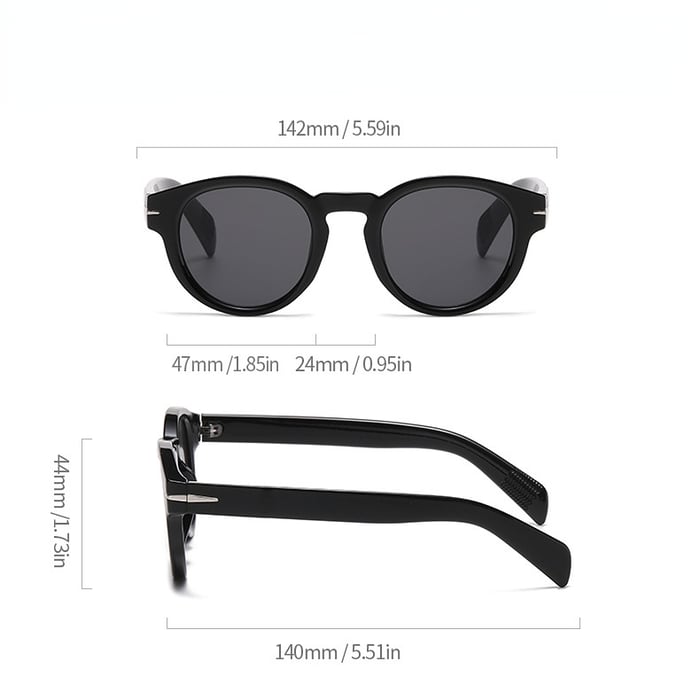 1 Stück Simple Series Retro Volltonfarbe Kunststoff Damen Sonnenbrille h5Bild4