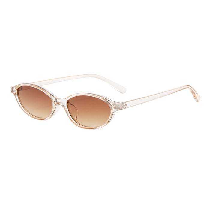 1 Stück Simple Series Tägliche einfarbige Kunststoff-Sonnenbrille für Damen Bild4