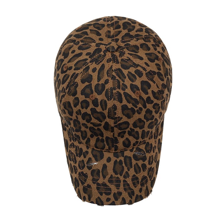 1 Piece Retro Leopard Print Baseball Cap Picture5