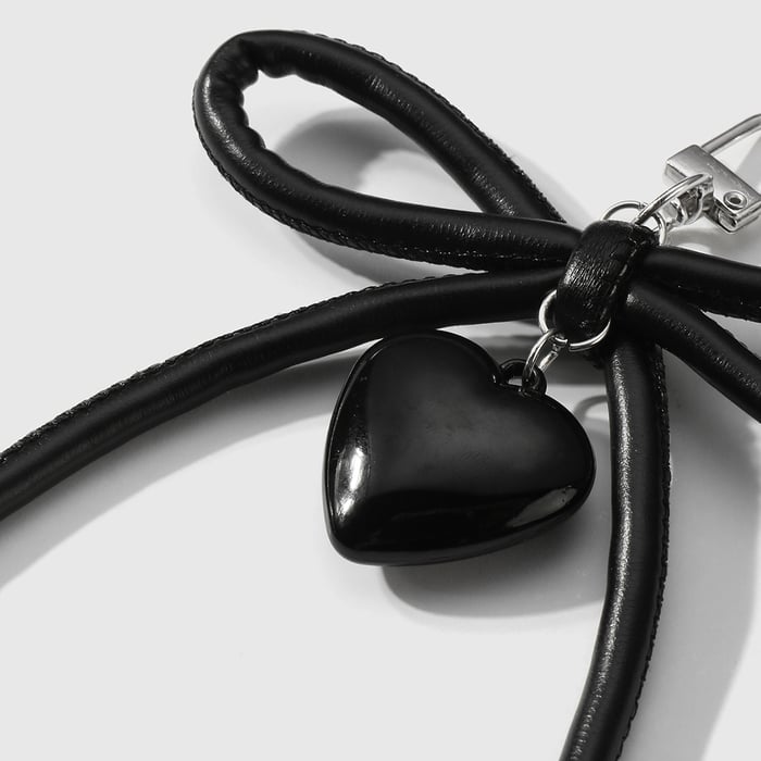 1 Piece Simple Leather Bow Knot Women's Bag Charms Picture6