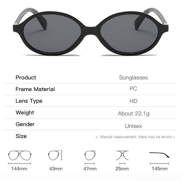 1 Piece Simple Series Retro Solid Color Plastic Women's Sunglasses h5Picture7