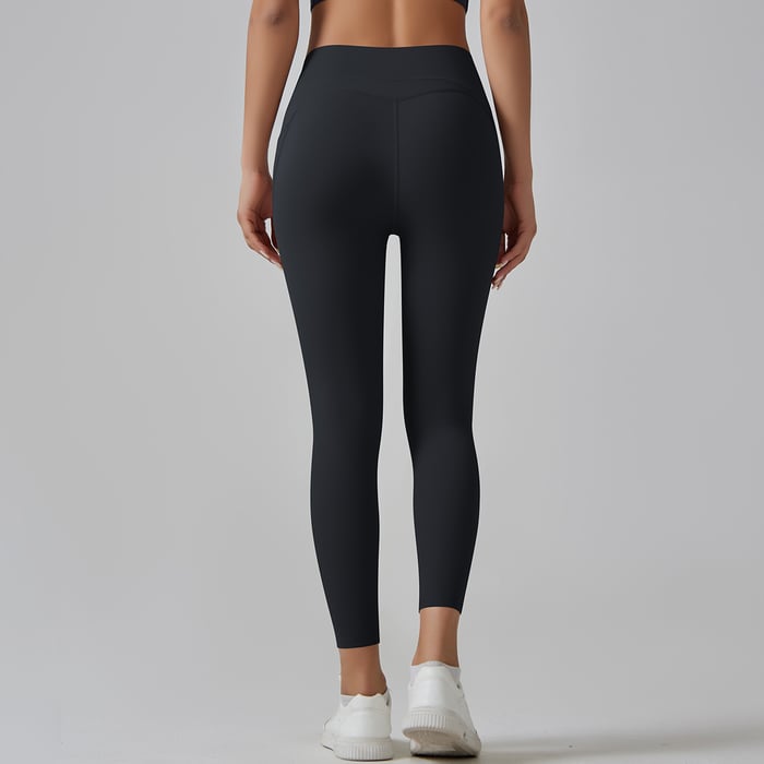 1 Piece High Waisted Nude Yoga Pants Seamless Women's Exercise Pants h5Picture10