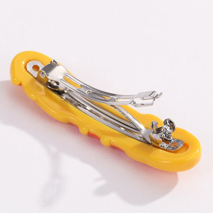 1 Piece Polychrome Series Designable Mixed Color Resin Fashionable Women's Hair Clips Picture5